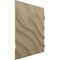 Ekena Millwork 19 5/8in. W x 19 5/8in. H Modern Wave EnduraWall Decorative 3D Wall Panel Covers 2.67 Sq. Ft. WP20X20MWECE - alternate 5